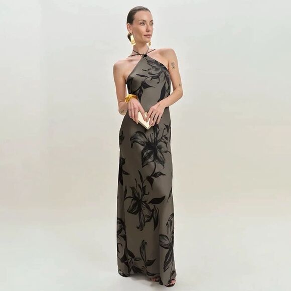 Reformation Dresses & Skirts - NWOT REFORMATION Zinna Satin Dress in isadora Evening Gown, size US2 & 4